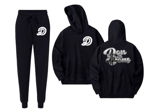 DonOfDons Classic Black Sweatsuit