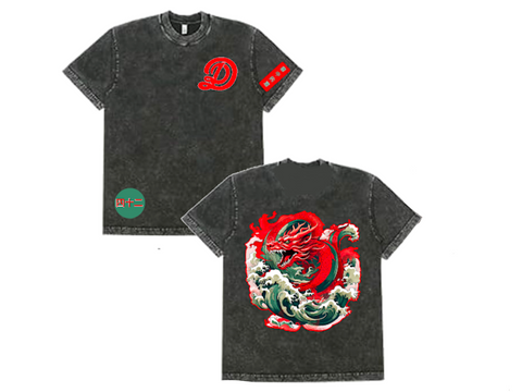 Year Of The Dragon Tee Carbon Black